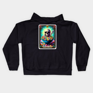 Cereal Killer Funny Tarot Card Kids Hoodie